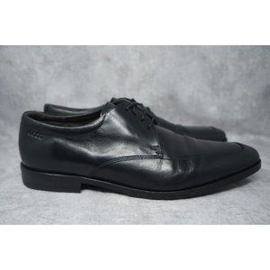 Ecco Oxfords Casual Lace Up Dress Shoes Black Men's Size EU 44 US 10-10.5